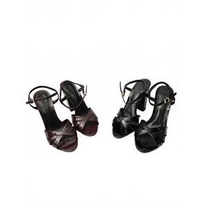 Schultz Keefa Block Heel Sandal Lot Of 2 Open Toe Ankle Strap 4.5 Block Inch Hee